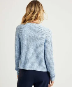 Oui Gemeleerd Vest Met Zakjes