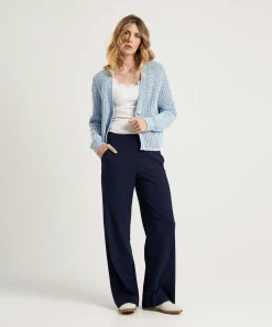 Oui Gemeleerd Vest Met Zakjes