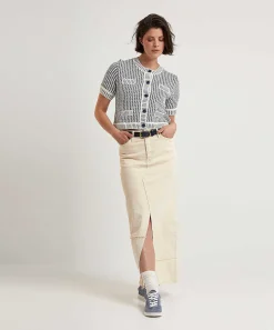 Oui Kort Vestje Two-Tone