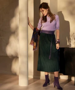 Oui Silky Plisse Rok