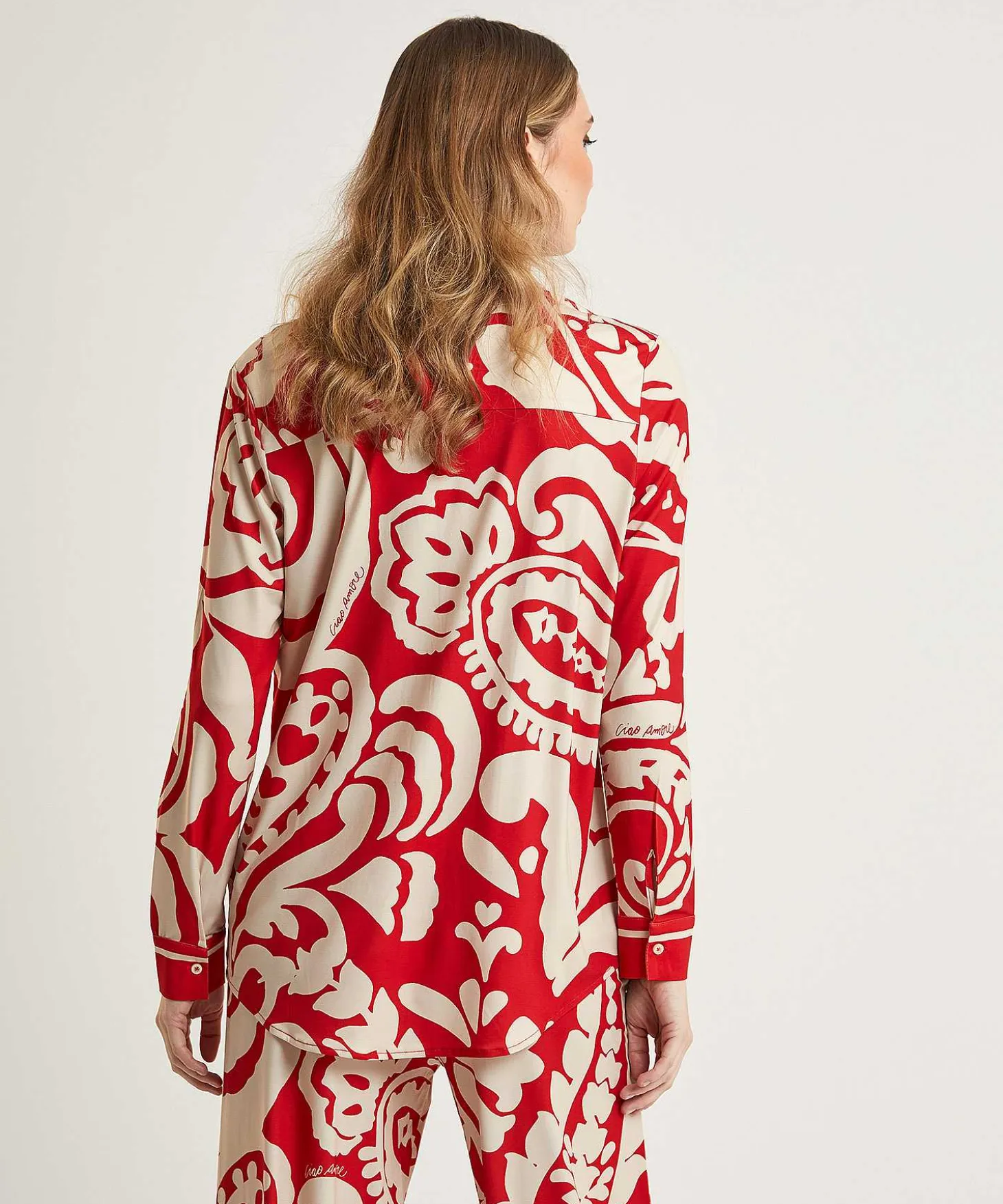 Oui Slinky Blouse Print