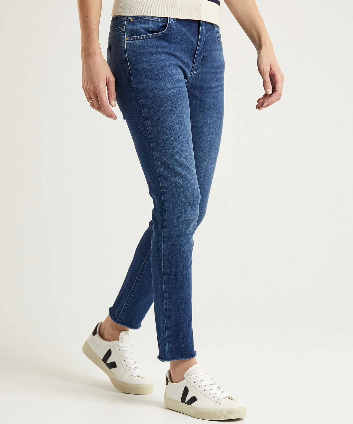Raffaello Rossi Slim Fit 7/8 Jeans Amal
