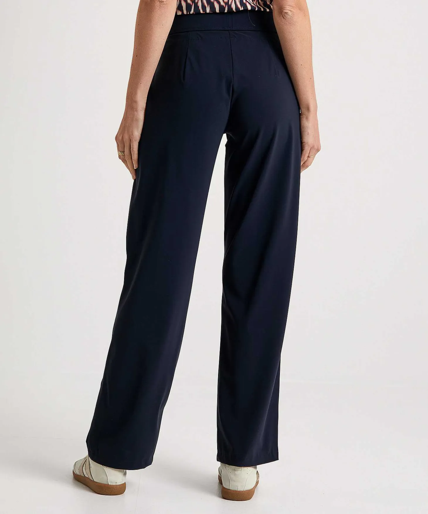 Raffaello Rossi Straight Fit Travelstof Broek Candice
