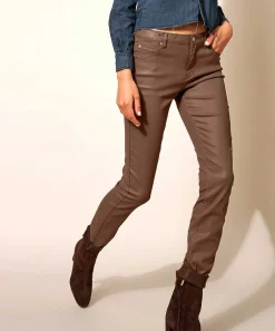 Rosner Broek Antonia Coated Denim