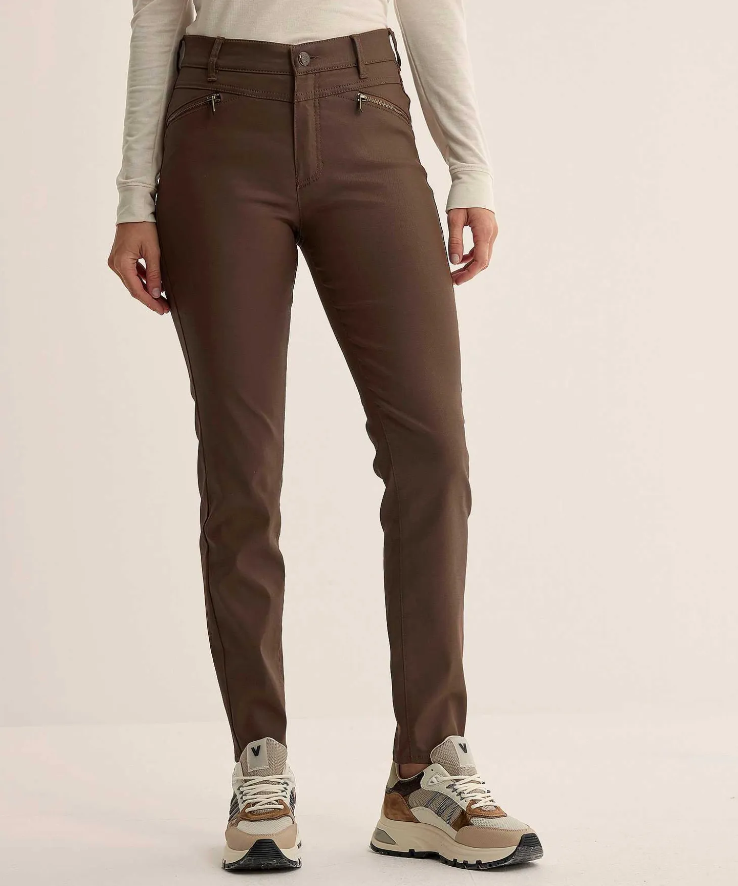 Rosner Coated Skinny Broek Ritsjes Audrey 2