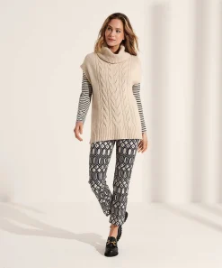Rosner Cropped Broek Winter Techno Alisa Print