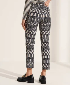 Rosner Cropped Broek Winter Techno Alisa Print