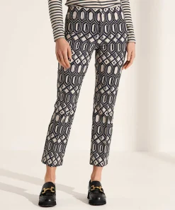 Rosner Cropped Broek Winter Techno Alisa Print