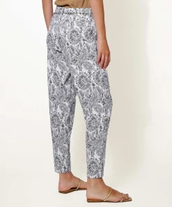 Rosner Linnenmix Broek Bloemen May