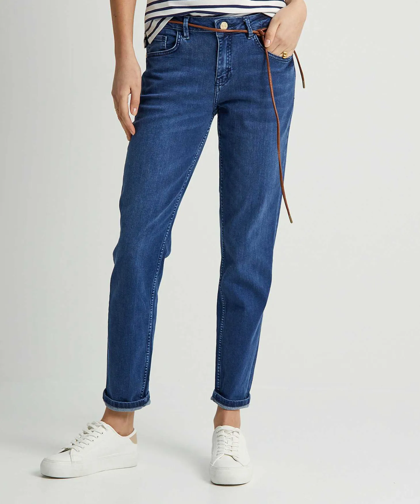 Rosner Loose Fit Jeans Met Ceintuur Masha