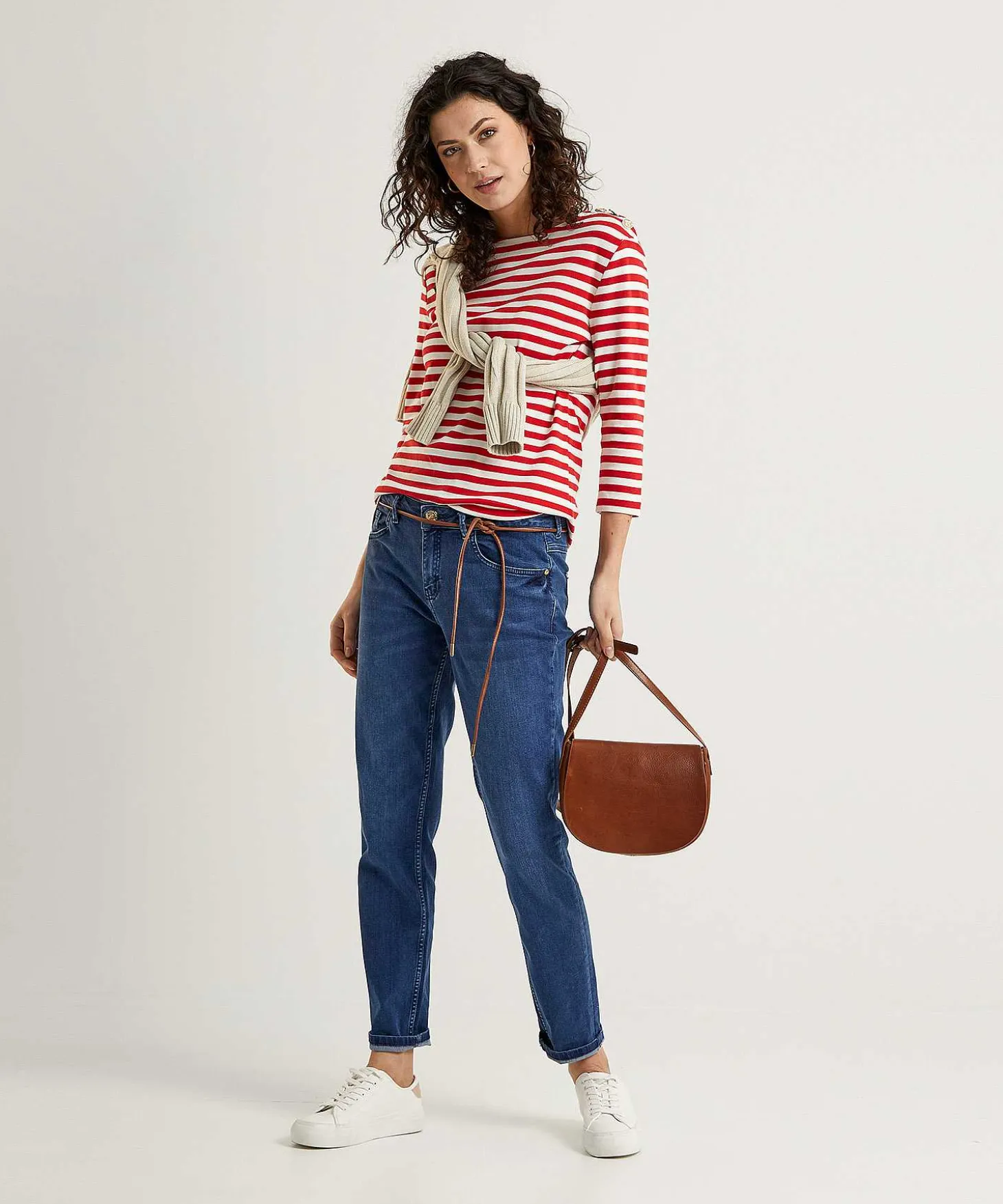 Rosner Loose Fit Jeans Met Ceintuur Masha