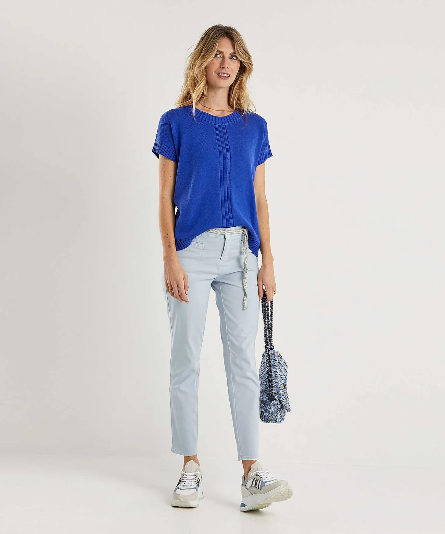 Rosner Slim Fit Broek Met Ceintuur Alisa