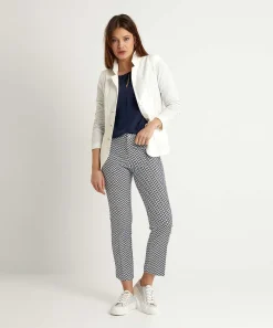 Rosner Slim Fit Scuba Broek Alisa