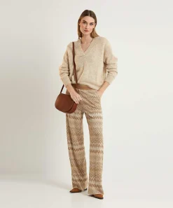 Rosner Wide Leg Broek Lurex Mara