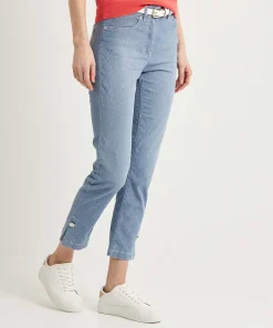 Toni Cropped Broek Streepje Be Loved