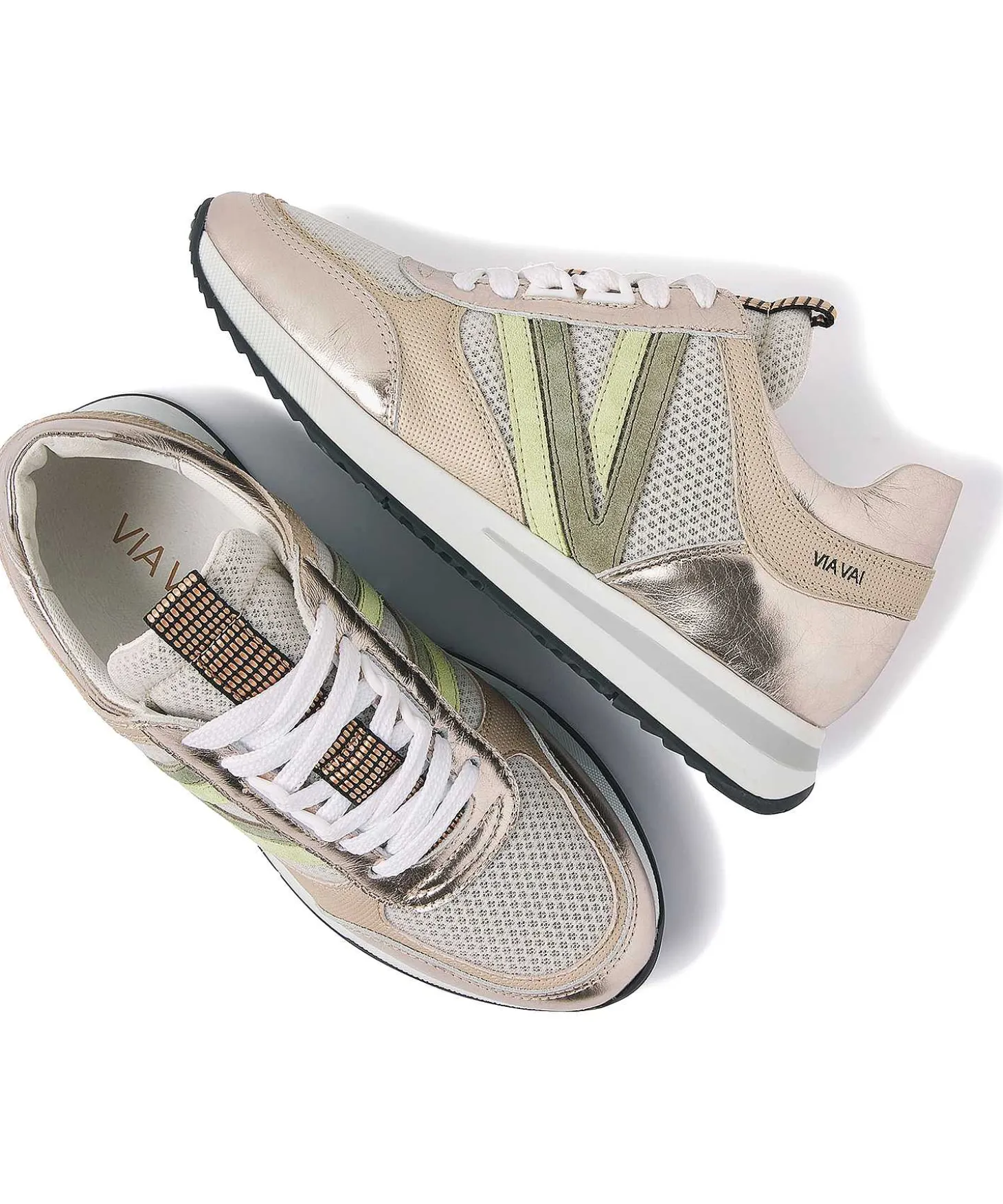 Via Vai Metallic Sneaker Nora Vibe